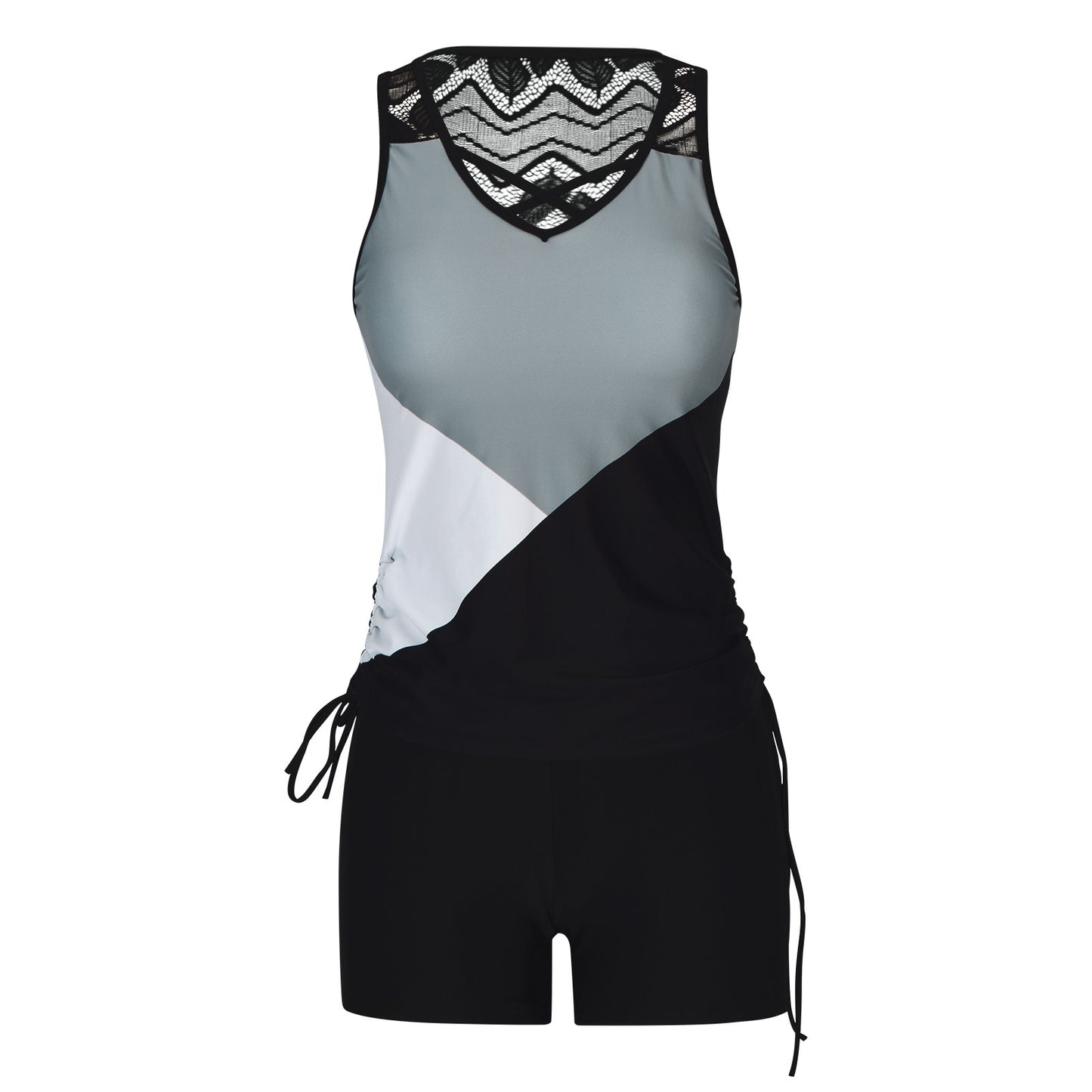 ⏰LAST DAY 60% OFF - Miraclesuit Women's Tummy Control Tankini Set with Built-In Bra – Flattering Boho Swimwear with Shorts🔥 Buy 2 Free Shipping