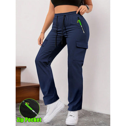 Women's Vintage Cargo Pants with Pockets