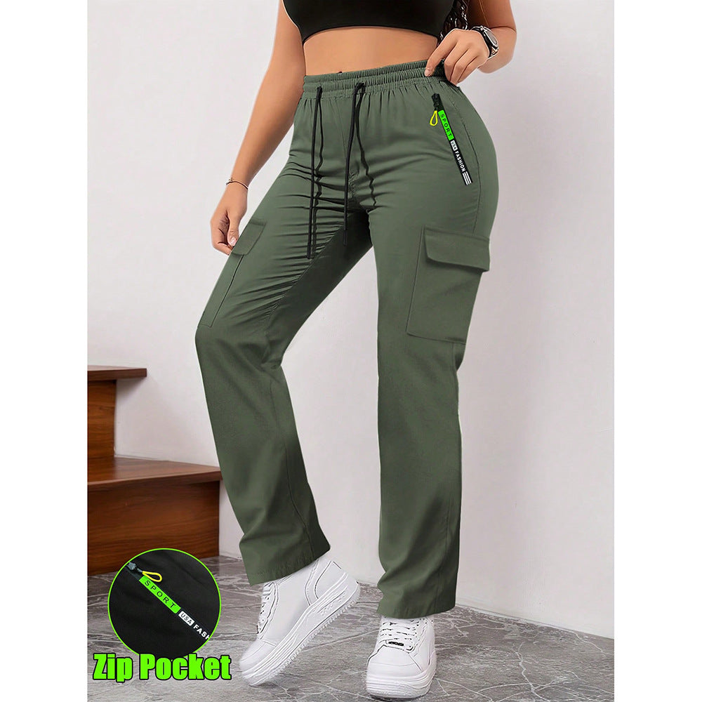 Women's Vintage Cargo Pants with Pockets